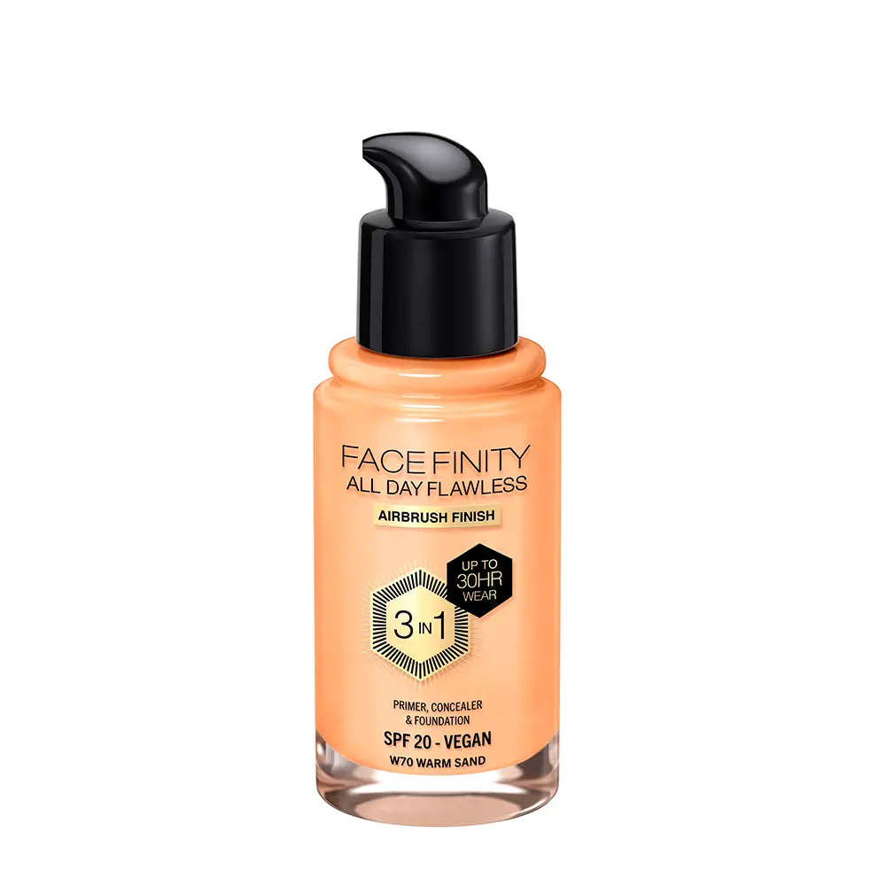 MAX FACTOR FACEFINITY 3IN1 primer & foundation #70-warm sand 30 ml
