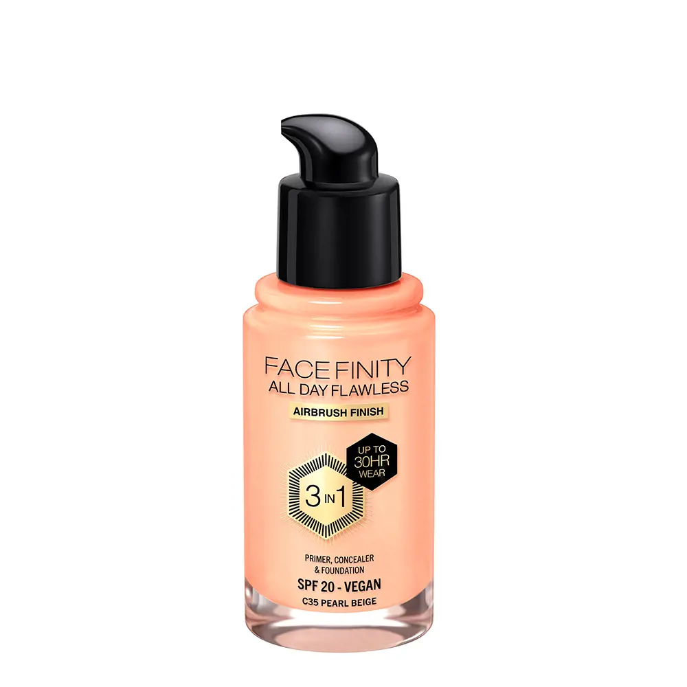 MAX FACTOR FACEFINITY 3IN1 primer & foundation #35-pearl beige 30 ml