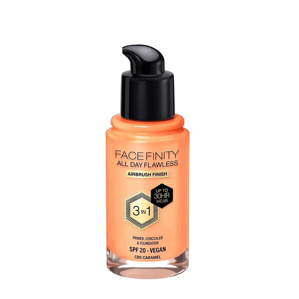 MAX FACTOR FACEFINITY 3IN1 primer & foundation #85-caramel 30 ml