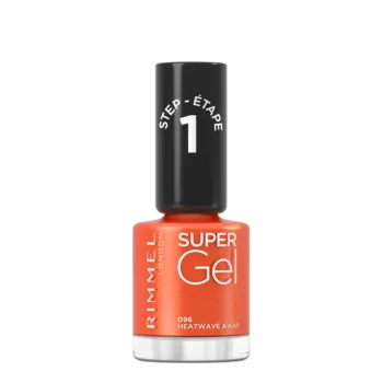 RIMMEL LONDON SUPER GEL nail polish #96-heatwave away 12 ml