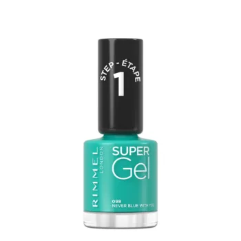 RIMMEL LONDON SUPER GEL nail polish #98-never blue with you 12 ml