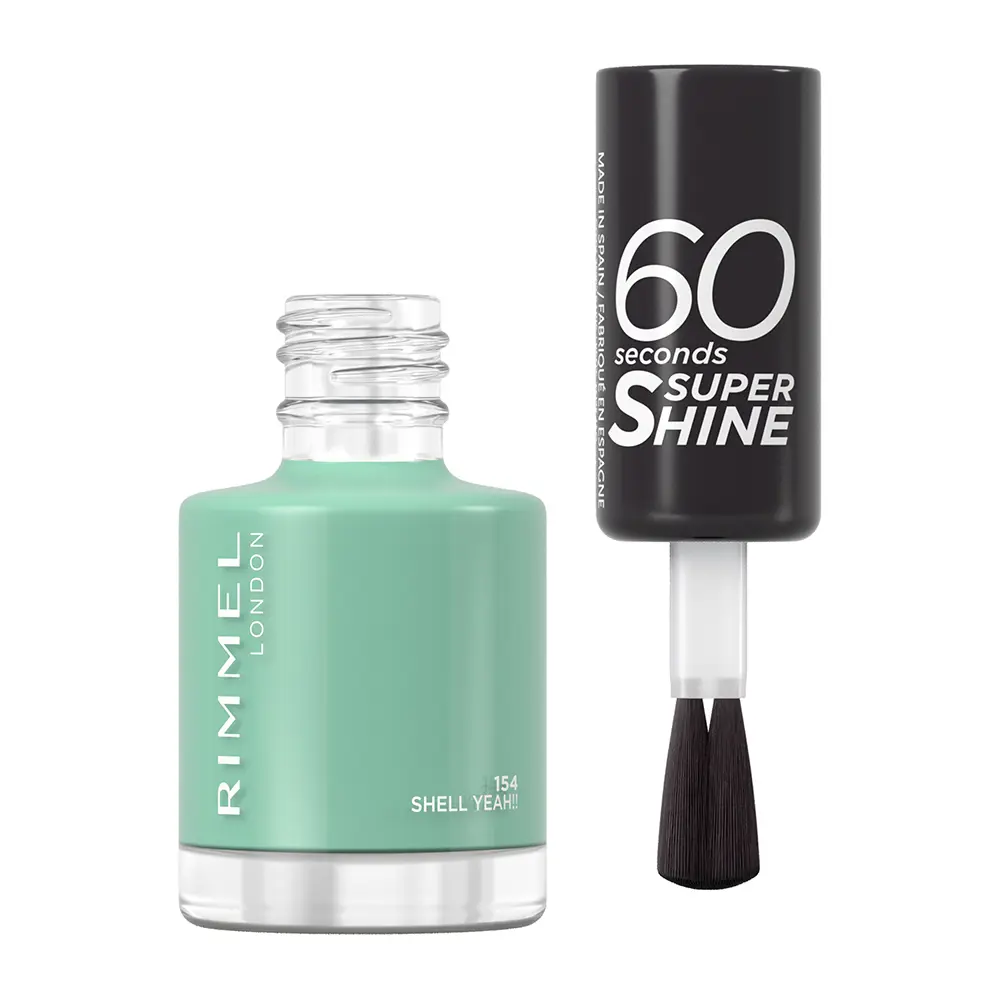 RIMMEL LONDON 60 SECONDS super shine #154-shell yeah!! 8ml RIMMEL LONDON 60 SECONDS super shine #154-shell yeah!! 8ml - Image 2