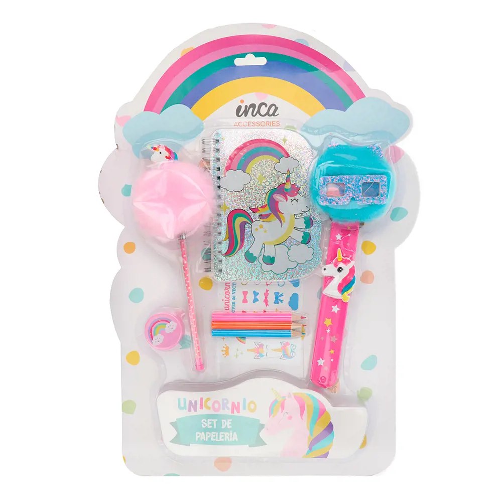 INCA UNICORN STATIONERY LOT 8 pz INCA UNICORN STATIONERY LOT 8 pz - Image 2