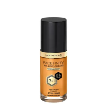 MAX FACTOR FACEFINITY ALL DAY FLAWLESS 3 IN 1 foundation #87-warm caramel 30 ml