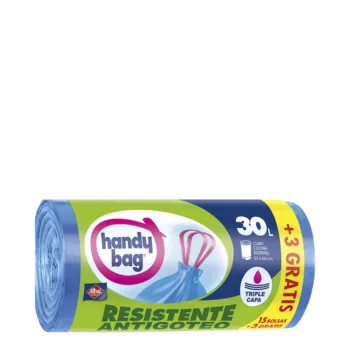 ALBAL HANDY BAG ANTIBACTERIAS garbage bag 30 liters 18 u