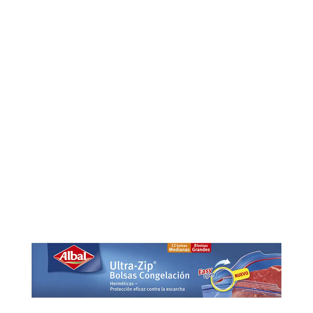 ALBAL HERMETIC FREEZER BAGS 2 SIZES 20 u ALBAL HERMETIC FREEZER BAGS 2 SIZES 20 u