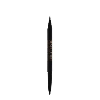 REVOLUTION MAKE UP DUAL EYELINER felt & kohl #black 1 ml