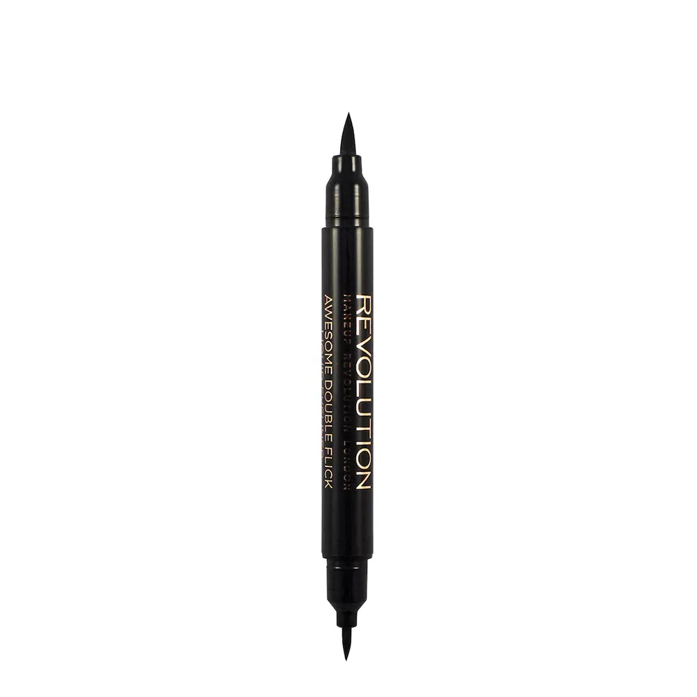 REVOLUTION MAKE UP DOUBLE FLICK LIQUID EYELINER define your flick #black 1 ml REVOLUTION MAKE UP DOUBLE FLICK LIQUID EYELINER define your flick #black 1 ml