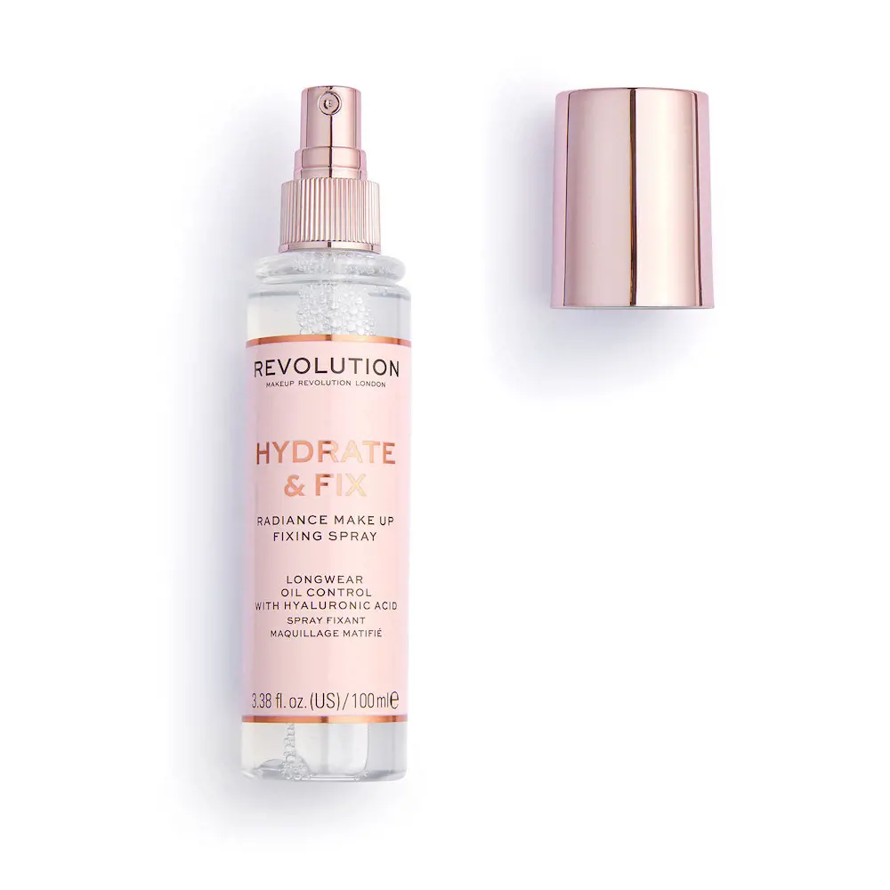 REVOLUTION MAKE UP HYDRATE & FIX radiance make-up fixing spray 100 ml