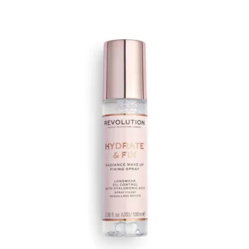 REVOLUTION MAKE UP HYDRATE & FIX radiance make-up fixing spray 100 ml