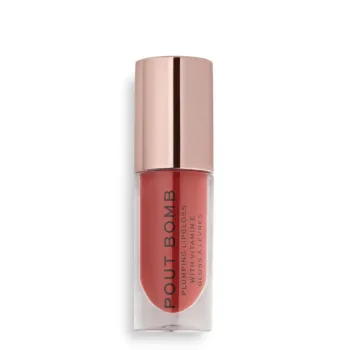 REVOLUTION MAKE UP POUT BOMB plumping gloss #peachy 4.6ml
