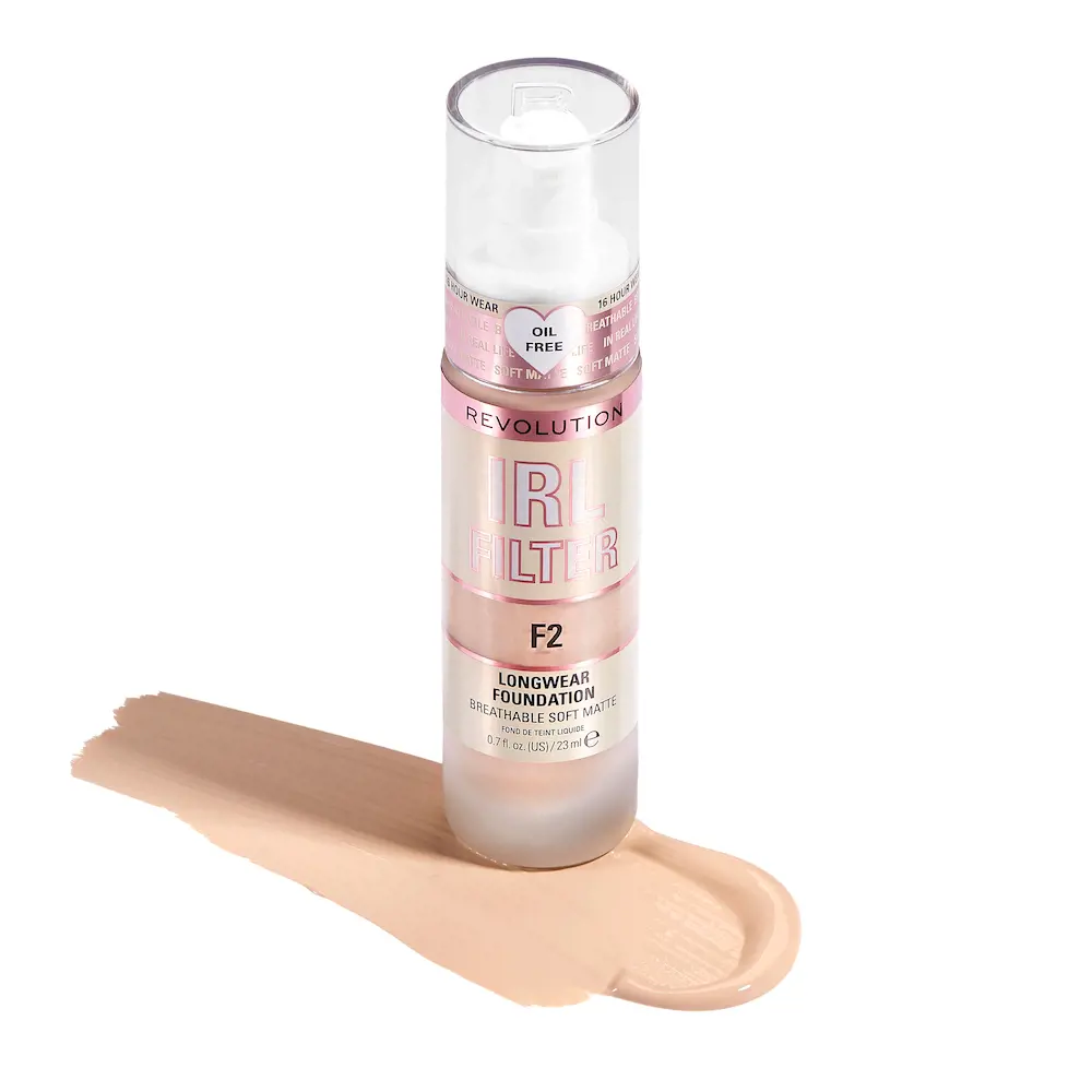 REVOLUTION MAKE UP IRL FILTER longwear foundation #F2 23ml REVOLUTION MAKE UP IRL FILTER longwear foundation #F2 23ml - Image 3