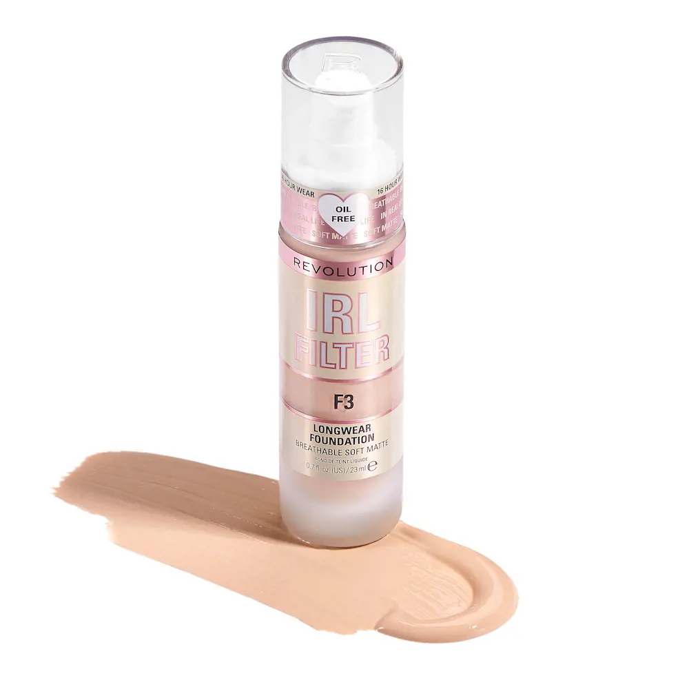 REVOLUTION MAKE UP IRL FILTER longwear foundation #F3 23ml REVOLUTION MAKE UP IRL FILTER longwear foundation #F3 23ml - Image 3
