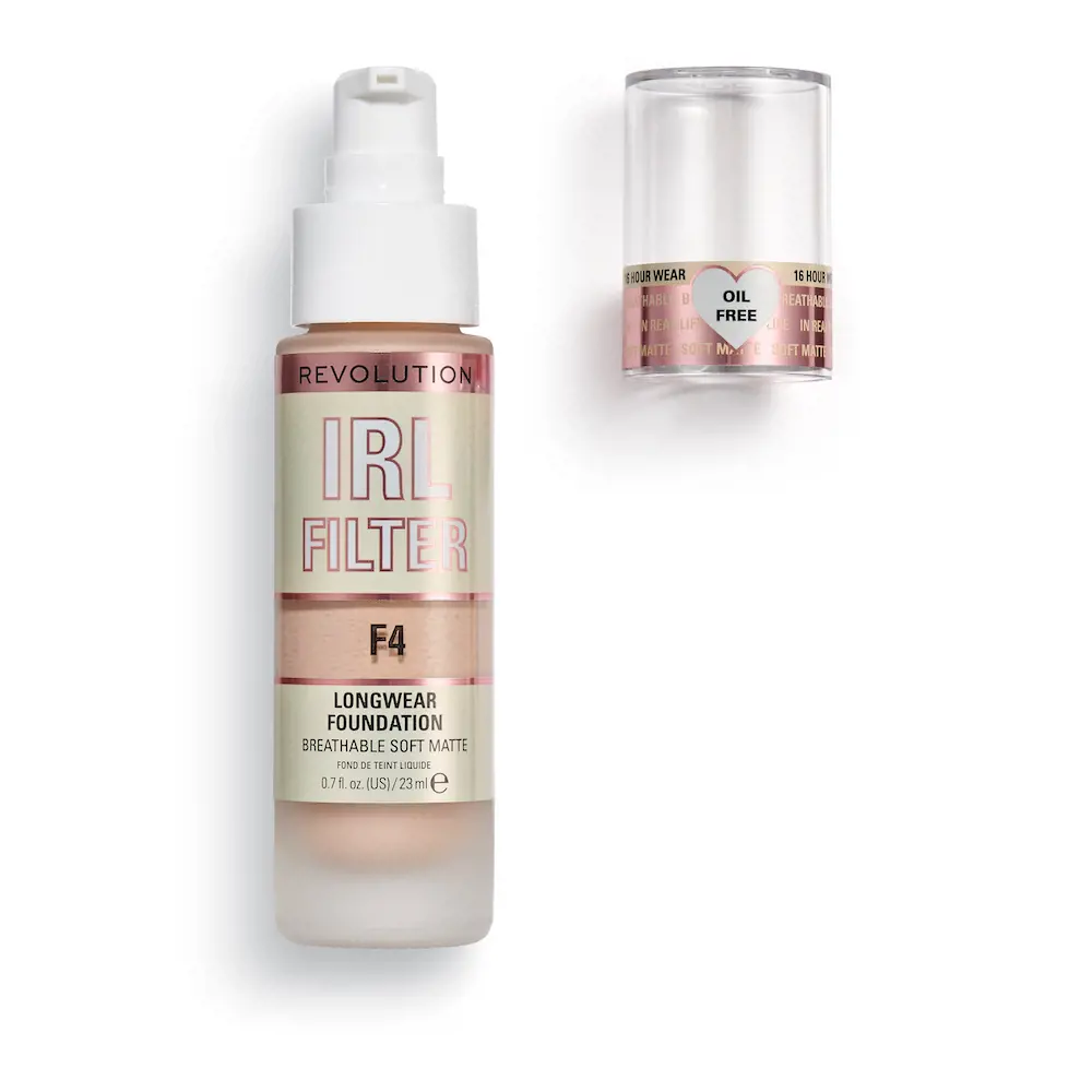 REVOLUTION MAKE UP IRL FILTER longwear foundation #F4 23ml REVOLUTION MAKE UP IRL FILTER longwear foundation #F4 23ml - Image 2