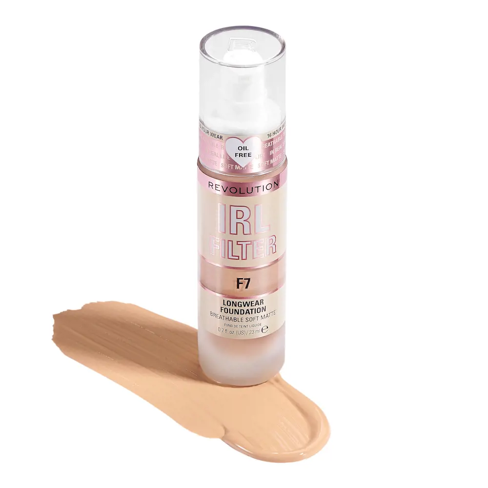 REVOLUTION MAKE UP IRL FILTER longwear foundation #F7 23ml REVOLUTION MAKE UP IRL FILTER longwear foundation #F7 23ml - Image 3