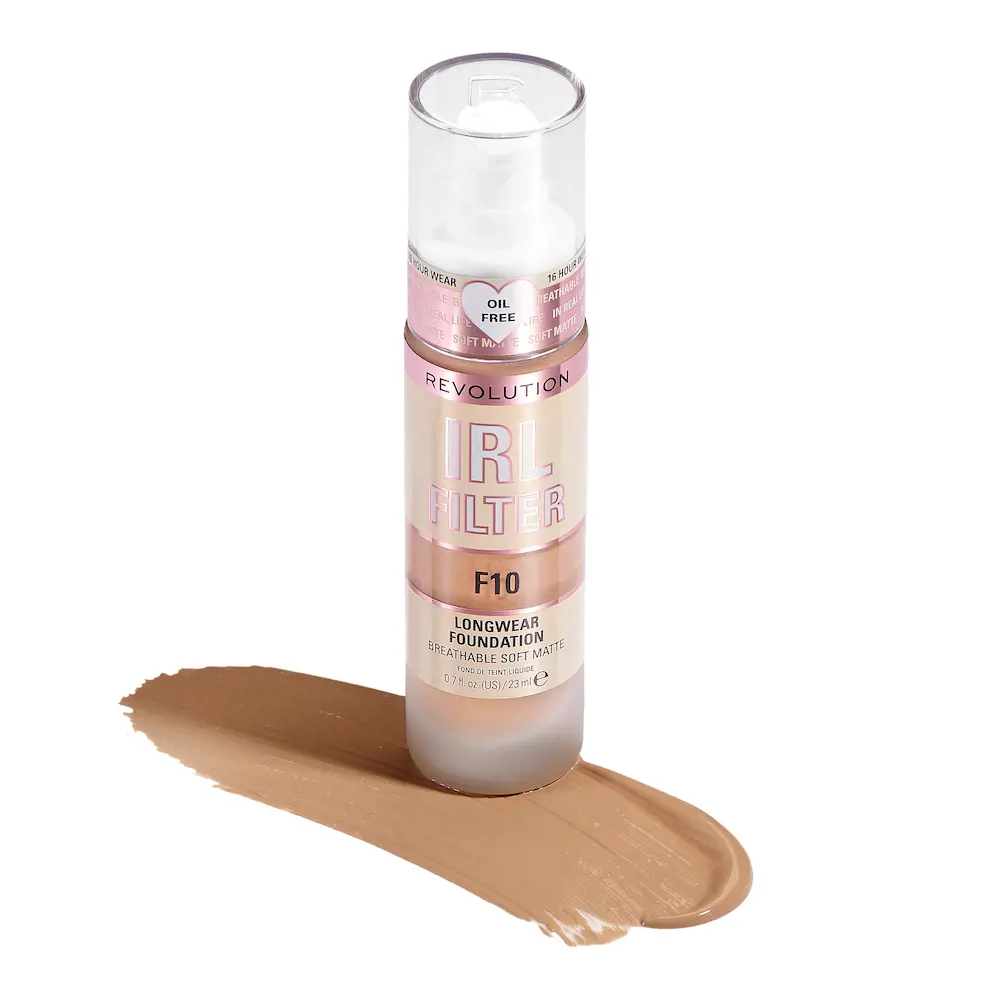 REVOLUTION MAKE UP IRL FILTER longwear foundation #F10 23ml REVOLUTION MAKE UP IRL FILTER longwear foundation #F10 23ml - Image 3
