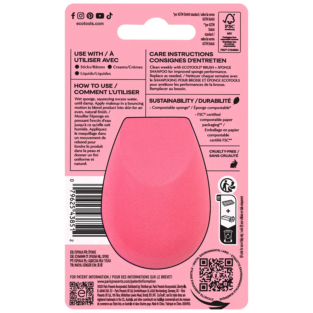 ECOTOOLS BIOBLENDER infused with rose water 1 u