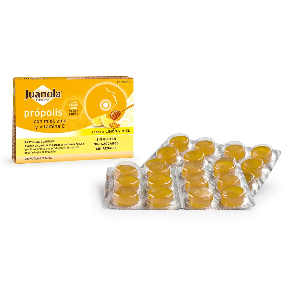 JUANOLA PROPOLIS #Lemon honey gummies 24 u