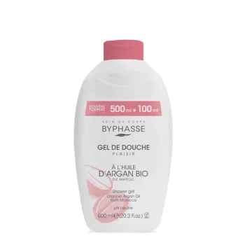 BYPHASSE PLAISIR SHOWER GEL organic argan oil 600 ml