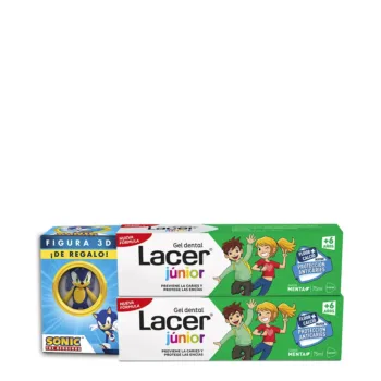LACER JUNIOR duo mint dental gel + gift 2 x 75 ml 2 u LACER JUNIOR duo mint dental gel + gift 2 x 75 ml 2 u