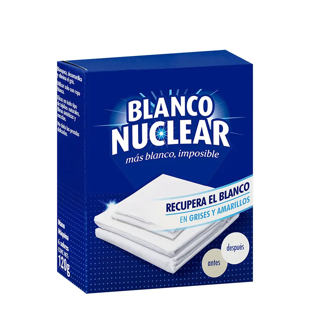 IBERIA BLANCO NUCLEAR white laundry detergent x 6 sachets IBERIA BLANCO NUCLEAR white laundry detergent x 6 sachets