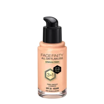 MAX FACTOR FACEFINITY ALL DAY FLAWLESS 3 IN 1 foundation #N45-warm almond 30 ml