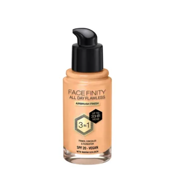 MAX FACTOR FACEFINITY ALL DAY FLAWLESS 3 IN 1 foundation #W76-warm golden 30 ml