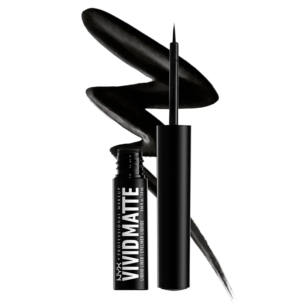 NYX PROFESSIONAL MAKE UP VIVID MATTE liquid liner #black 2 ml