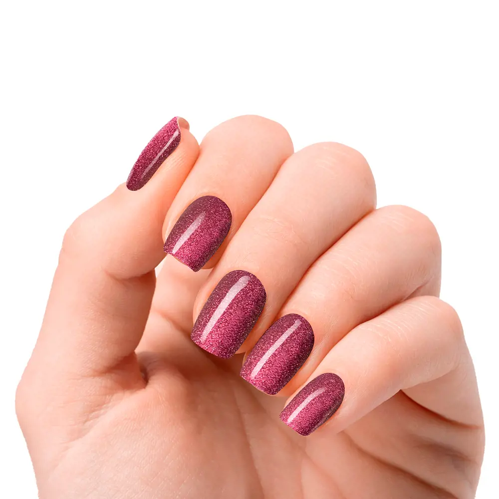 NOOVES GEL NAILS ruby claret premium #glam glitter 20 u NOOVES GEL NAILS ruby claret premium #glam glitter 20 u - Image 3