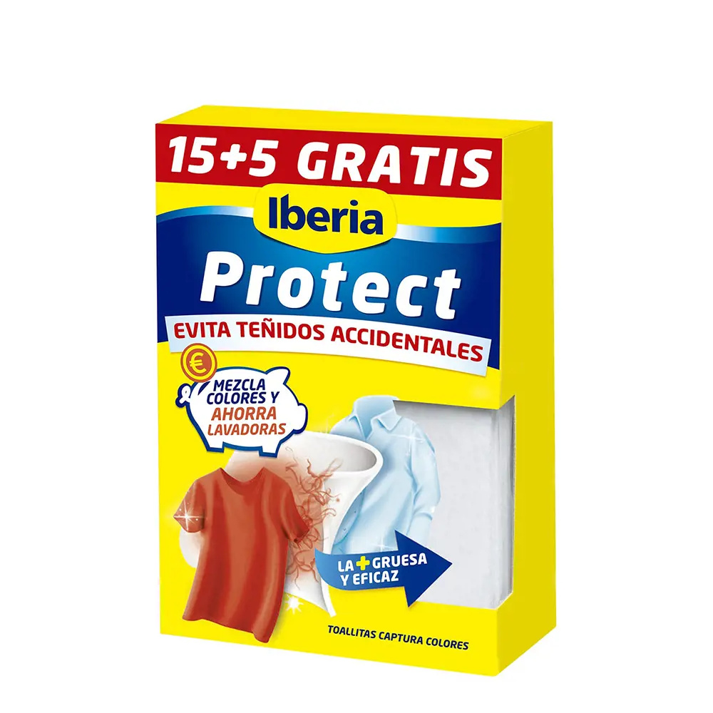 IBERIA IBERIA PROTEC color-absorbing wipes 20 u IBERIA IBERIA PROTEC color-absorbing wipes 20 u