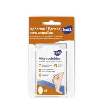 SENTI2 Patchs HYDROCOLLOÏDES pour ampoules 5 unités