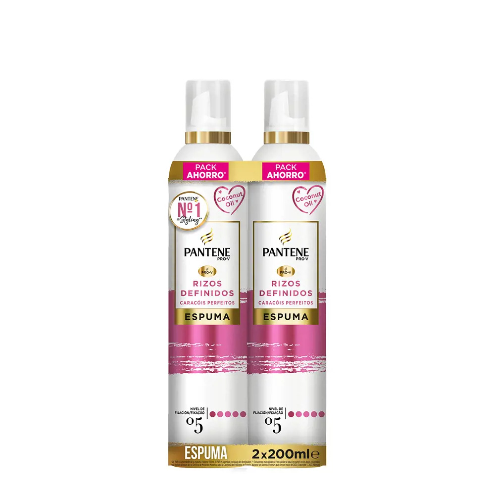 PANTENE PANTENE DEFINED CURLS MOUSSE SET 2 x 200 ml PANTENE PANTENE DEFINED CURLS MOUSSE SET 2 x 200 ml