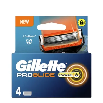 GILLETTE FUSION PROGLIDE POWER charger 4 refills