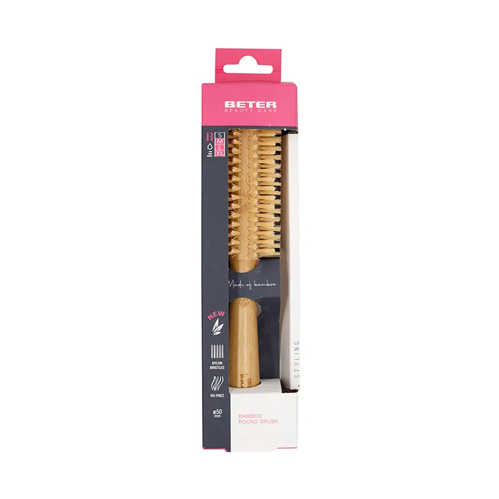 BETER BAMWOOD round brush nylon bristles 1 u