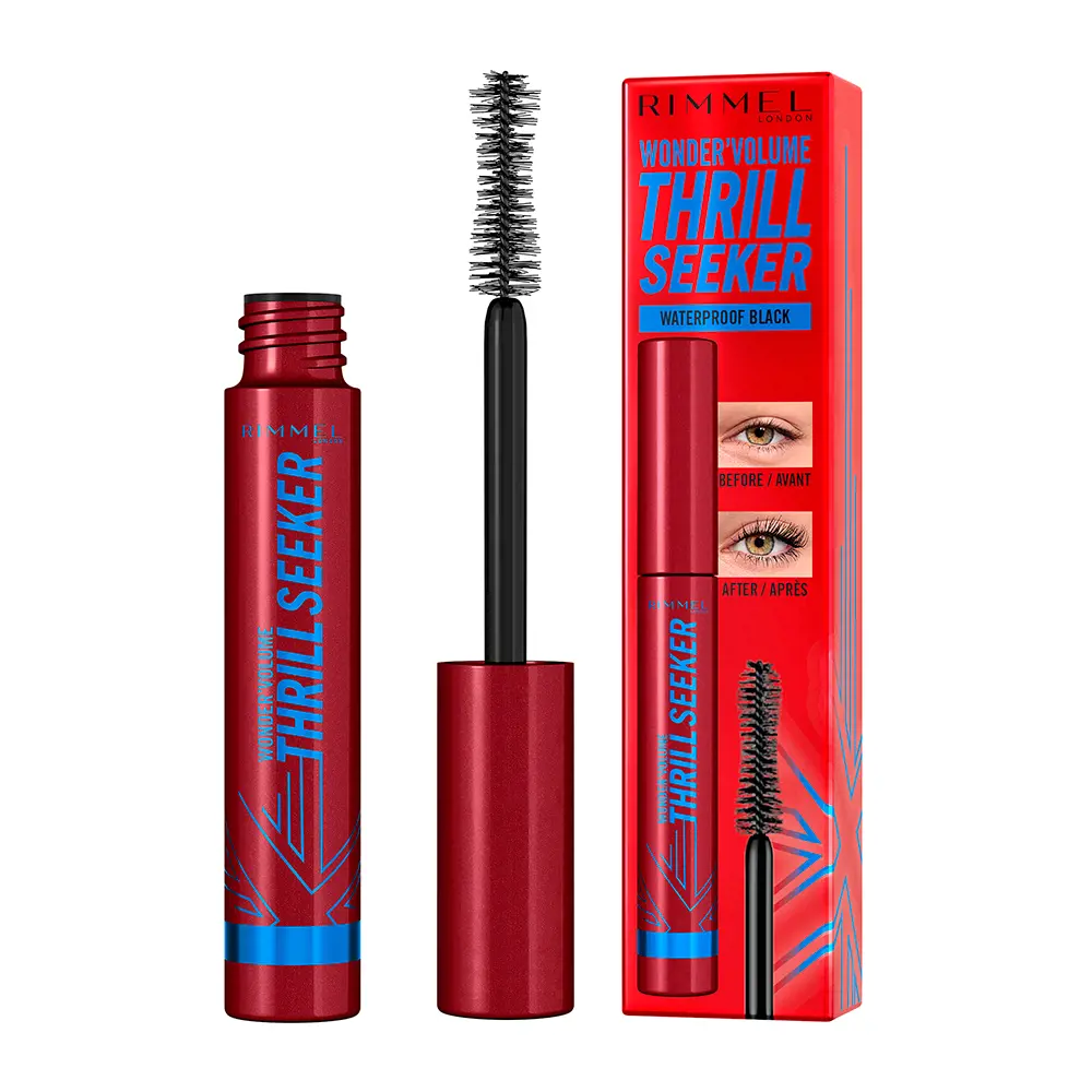 RIMMEL LONDON WONDER 'VOLUME THRILL SEEKER mascara waterproof #black 8 ml