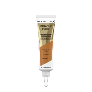 MAX FACTOR MIRACLE PURE skin-improving foundation 24h hydration SPF30 #89-warm praline 30 ml