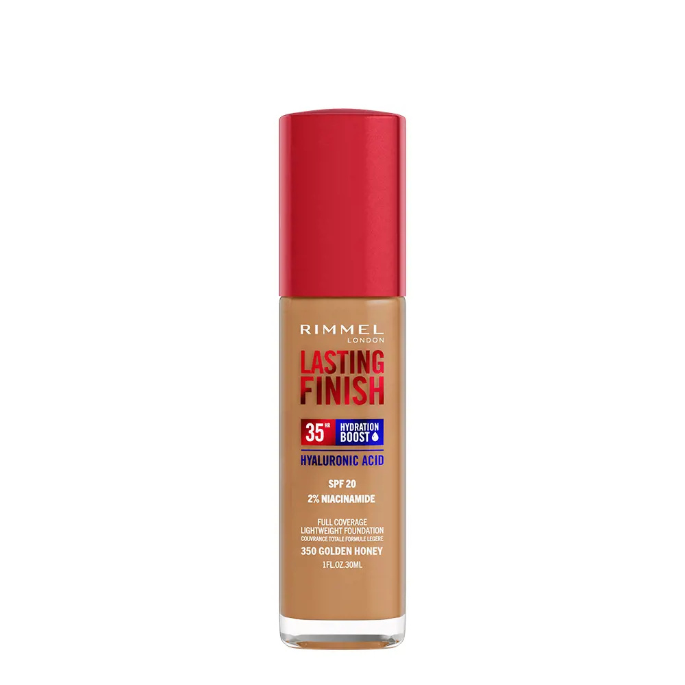 RIMMEL LONDON LASTING FINISH hydration boost SPF20 #350-Golden Honey 30 ml RIMMEL LONDON LASTING FINISH hydration boost SPF20 #350-Golden Honey 30 ml