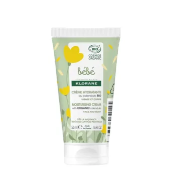 KLORANE BÉBÉ BIO Moisturizing Cream with Organic Calendula for Face and Body 50 ml