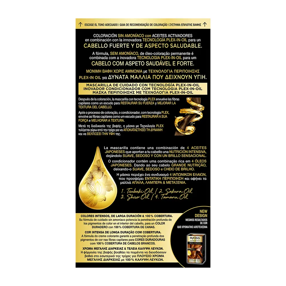 SYOSS OLEO INTENSE ammonia-free dye #7-77-vibrant copper 5 u