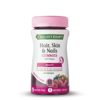 NATURE'S BOUNTY HAIR & NAILS GUMMIES 60 capsules