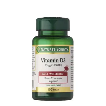 NATURE'S BOUNTY VITAMIN D3 1000 IU 100 tablets NATURE'S BOUNTY VITAMIN D3 1000 IU 100 tablets