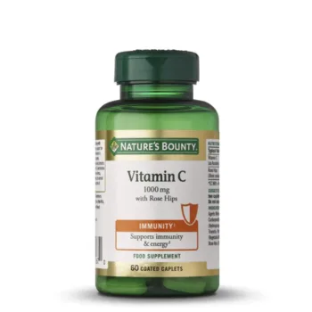 NATURE'S BOUNTY VITAMIN C 1000 mg with rose hips 60 coated capsules