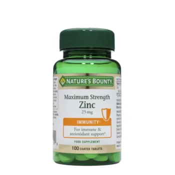 NATURE'S BOUNTY ZINC 25 mg 100 coated tablets NATURE'S BOUNTY ZINC 25 mg 100 coated tablets