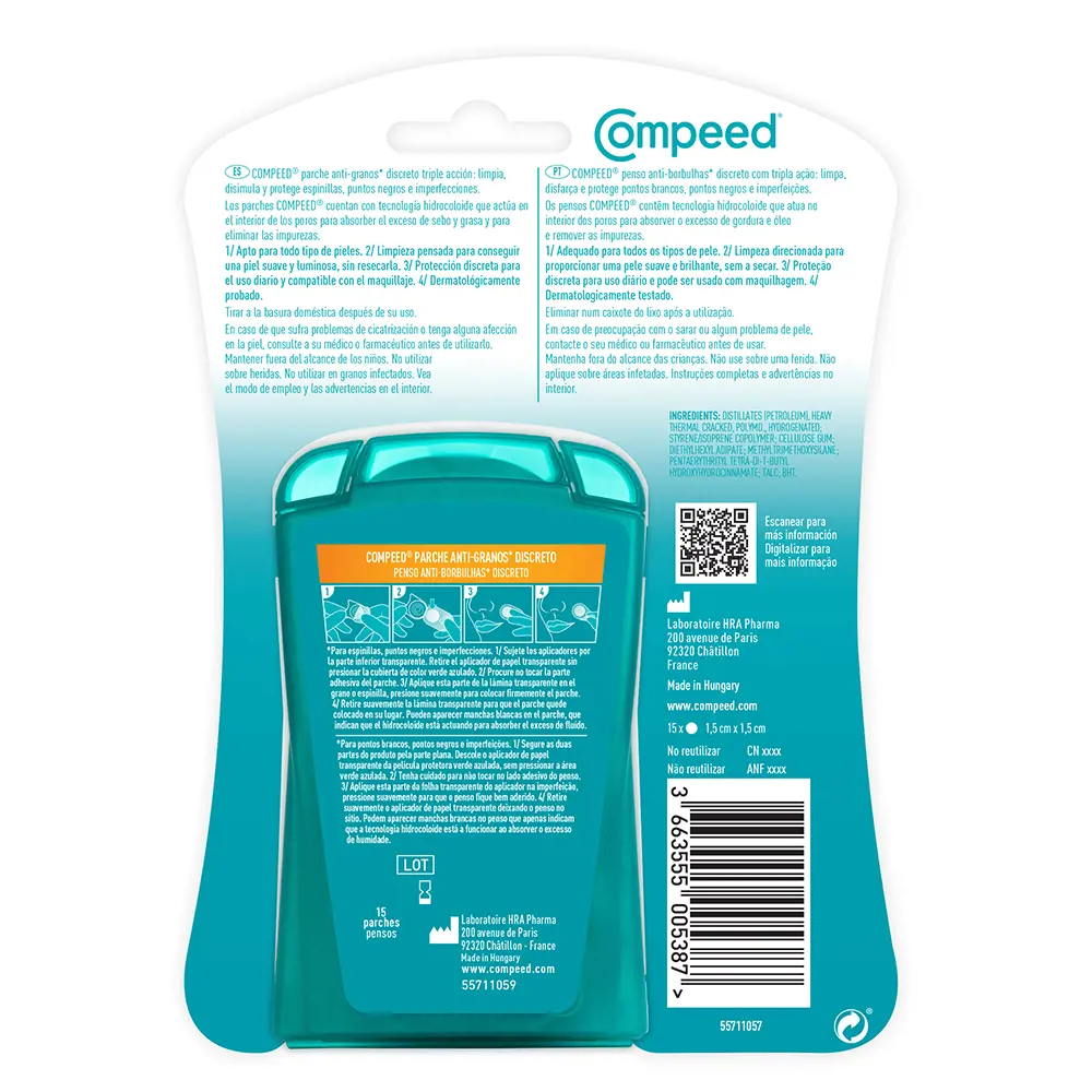 COMPEED ANTI-PIMPS discreet patch 15 u