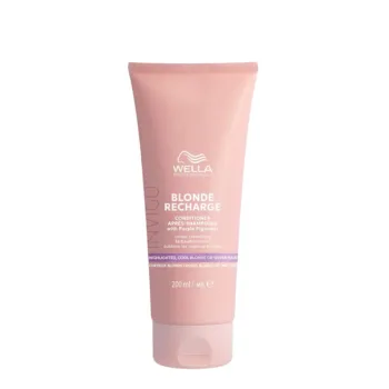 WELLA PROFESSIONALS Après-shampooing INVIGO BLONDE RECHARGE pour cheveux blonds froids méchés ou argentés 200 ml