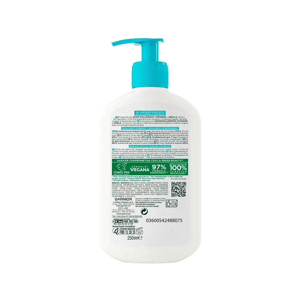 <span class="notranslate">GARNIER PURE ACTIVE</span> moisturizing cleansing gel 250 ml
