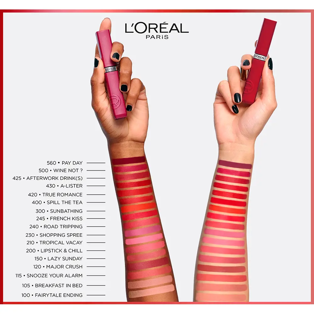 L'ORÉAL PARIS INFAILIBLE MATTE RESISTANCE rossetto liquido #115-snooze your wing 1 u L'ORÉAL PARIS Rossetto liquido INFAILIBLE MATTE RESISTANCE #115-snooze your wing 1 u - Immagine 3