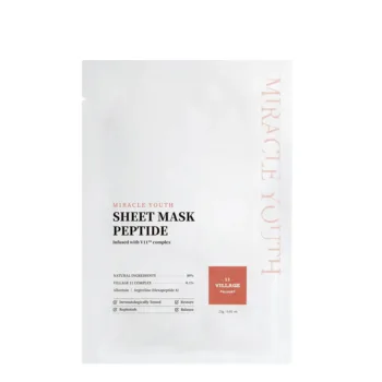 VILLAGE 11 MIRACLE YOUTHMaschera in tessuto ai peptidi 23 gr