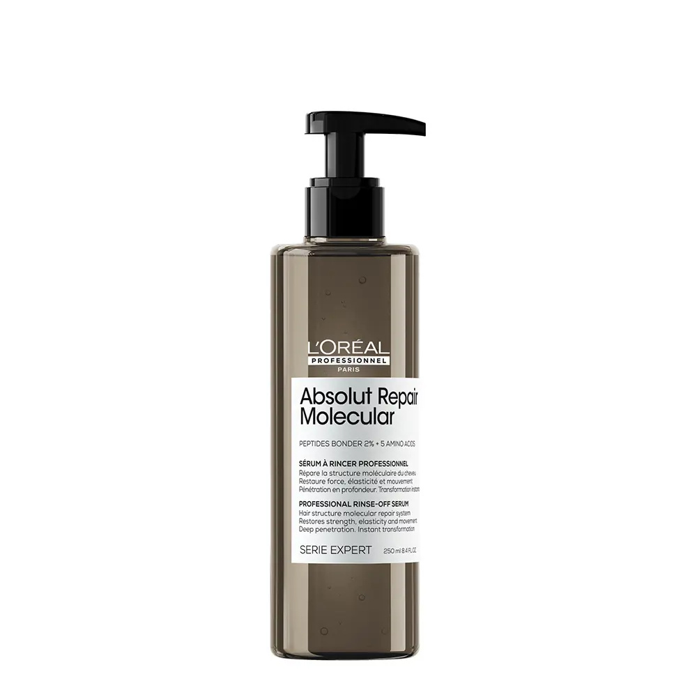 L'ORÉAL PROFESSIONNEL PARIS ABSOLUT REPAIR MOLECULAR rinse-off serum 250 ml L'ORÉAL PROFESSIONNEL PARIS ABSOLUT REPAIR MOLECULAR rinse-off serum 250 ml