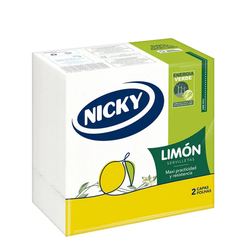 NICKY LEMON napkins 33x33 2 layers 65 u NICKY LEMON napkins 33x33 2 layers 65 u